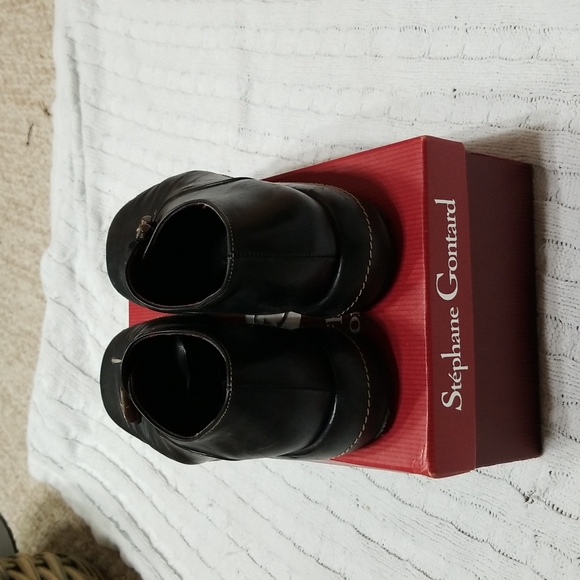 🕸Stephane Gontard 37.5 Atlantic Noir " Tissot Toggle Shoe - Picture 4 of 8